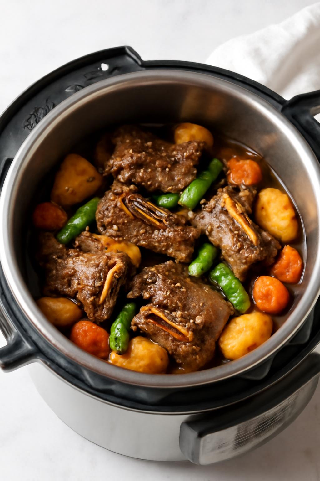 압력솥 갈비찜 양념