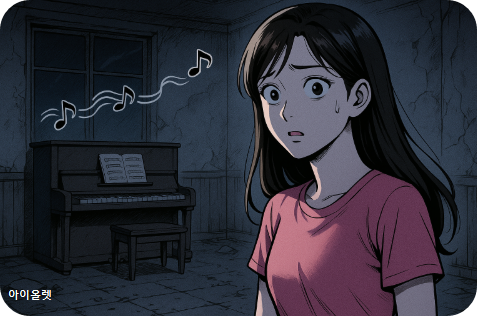 밤이 되면 똑같은 선율이 들려오기 시작한 것이다.