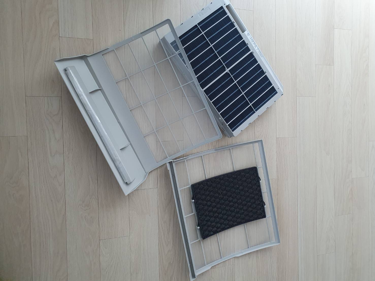 삼성 무풍 갤러리 에어컨 필터 청소 완료사진