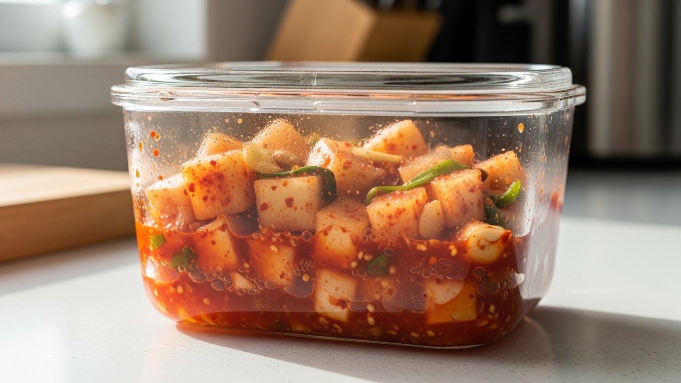 깍두기 맛있게 담는법