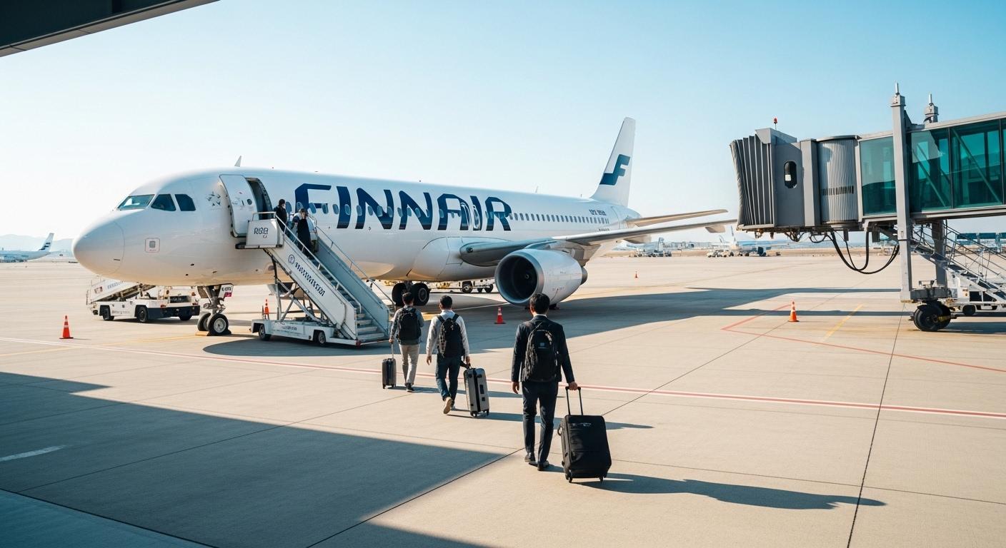 인천공항 핀에어 탑승