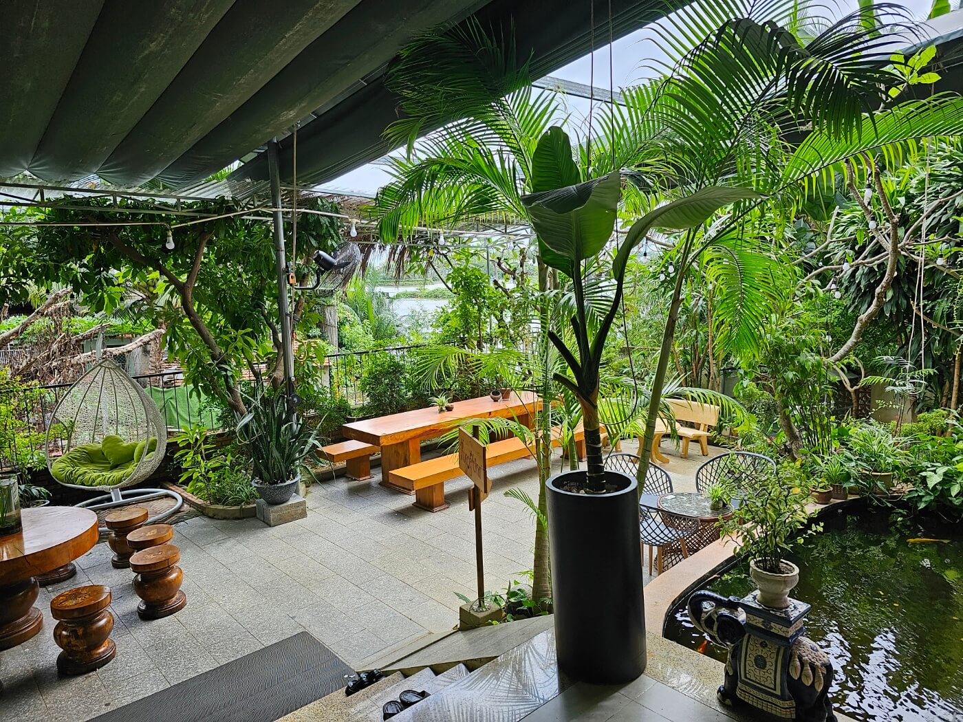 나트랑 센스파 야외테라스