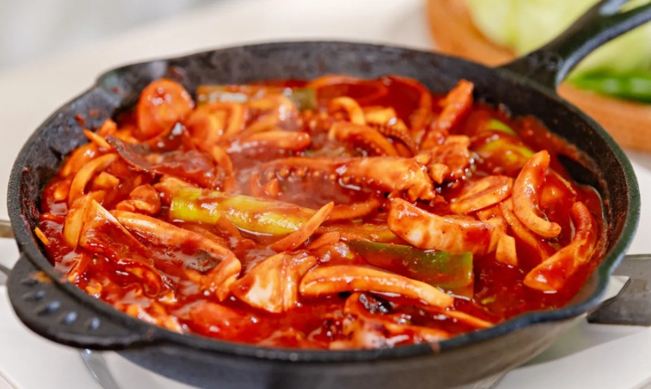 캠핑용오징어볶음