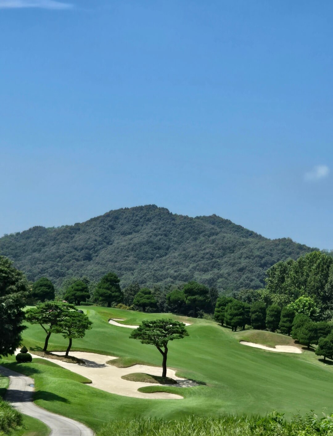블루헤런CC 서코스 벙커전경