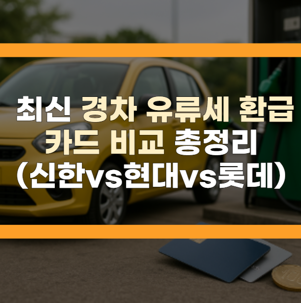 경차 유류세 환급 카드 비교