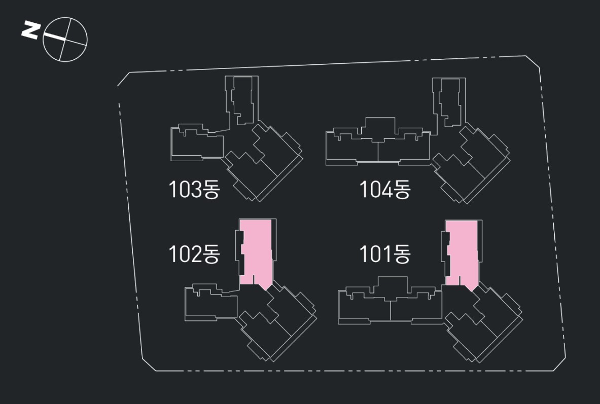 강변역 센트럴 아이파크 배치도