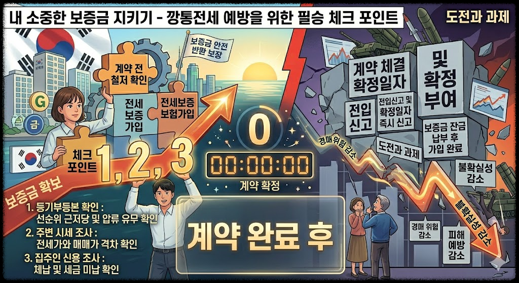 내 소중한 보증금 지키기 - 깡통전세 예방을 위한 필승 체크 포인트