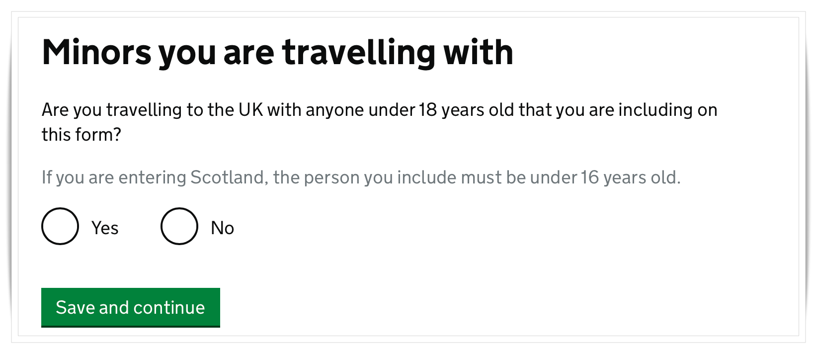 Passenger Locator Form