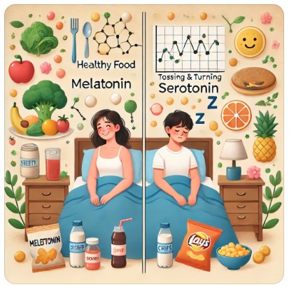 다이어트와 수면 호르몬에 관한 이미지