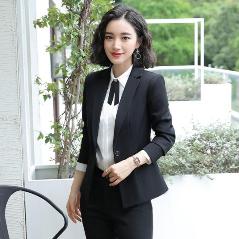 여성 슈트세트 면접복장 블랙자켓 치마 바지 여자출근룩 오스피 회사면접복장