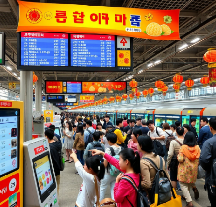 추석기차표예매 그림