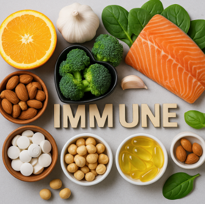 면역력을 높이는 음식 사진