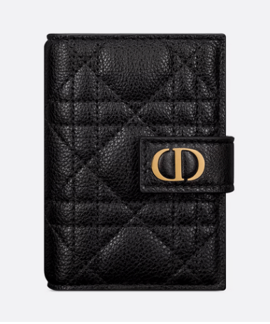 Dior Caro 버티컬 카드 지갑 앞면