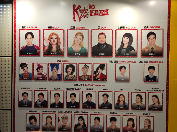 2024.10.19 뮤지컬 '킹키부츠' 캐스트