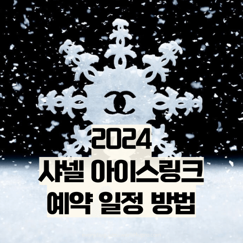 샤넬 아이스링크 예약 2024