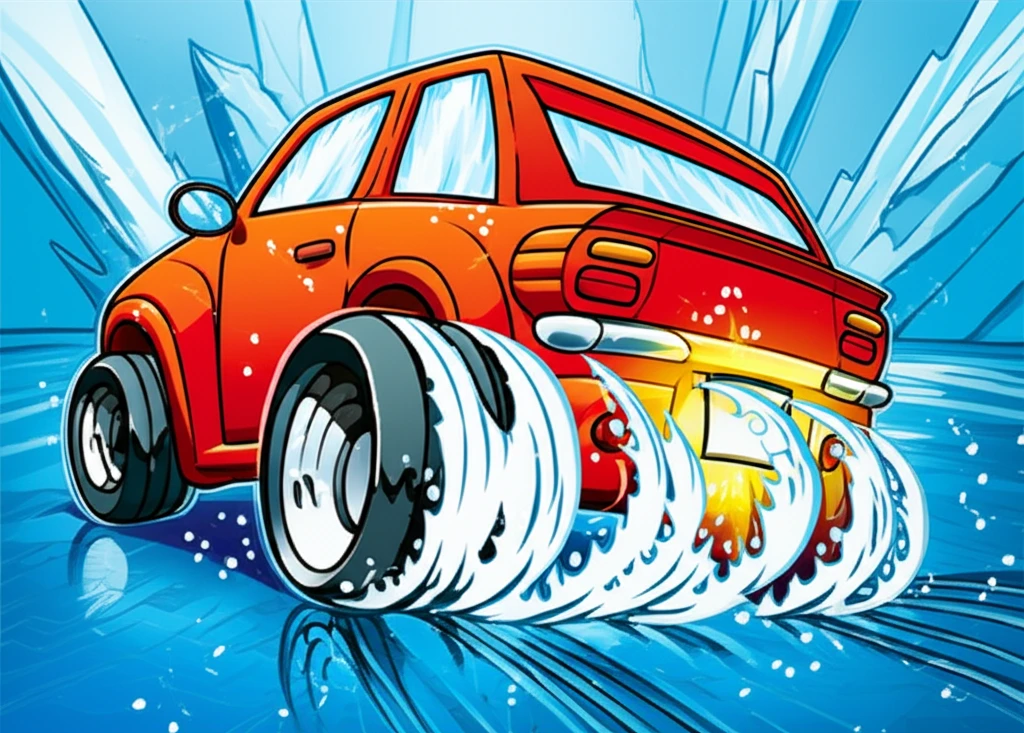 크루즈 컨트롤 빙판길 사용 시 발생하..