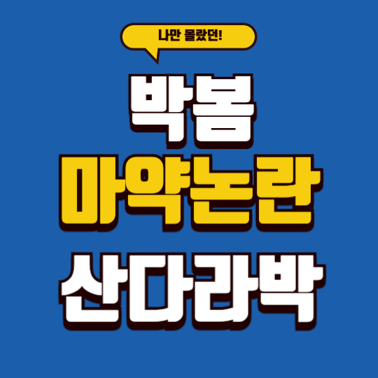 박봄 마약논란 산다라박 언급 이미지