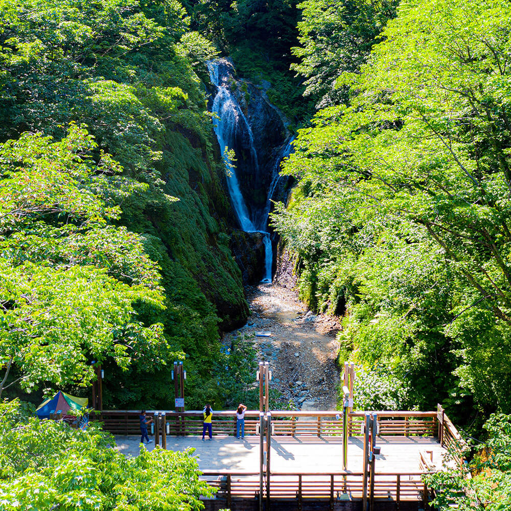 봉래폭포 울릉도의 청정수를 만나는 곳