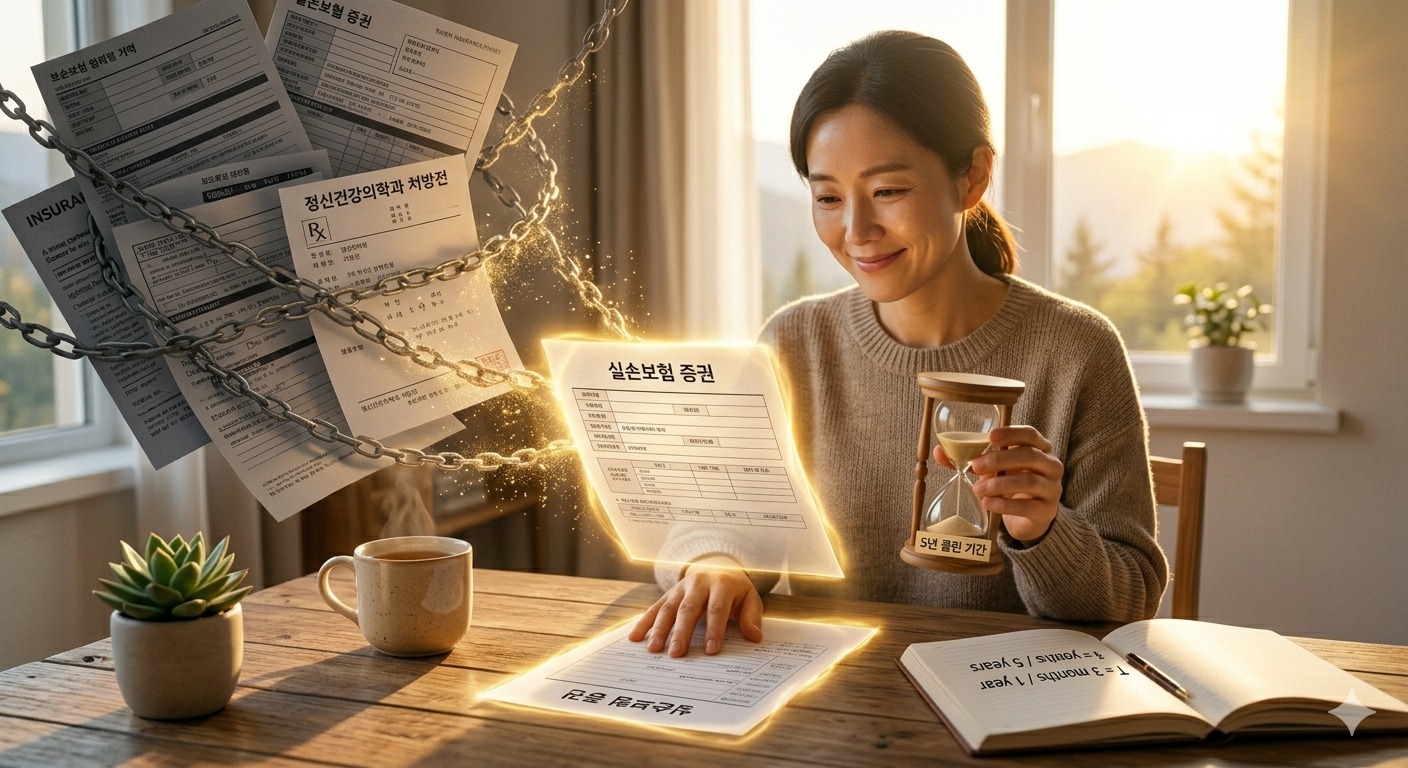 정신과 실비 청구 가이드 고지의무 5년 법칙과 보험 거절 피하는 법