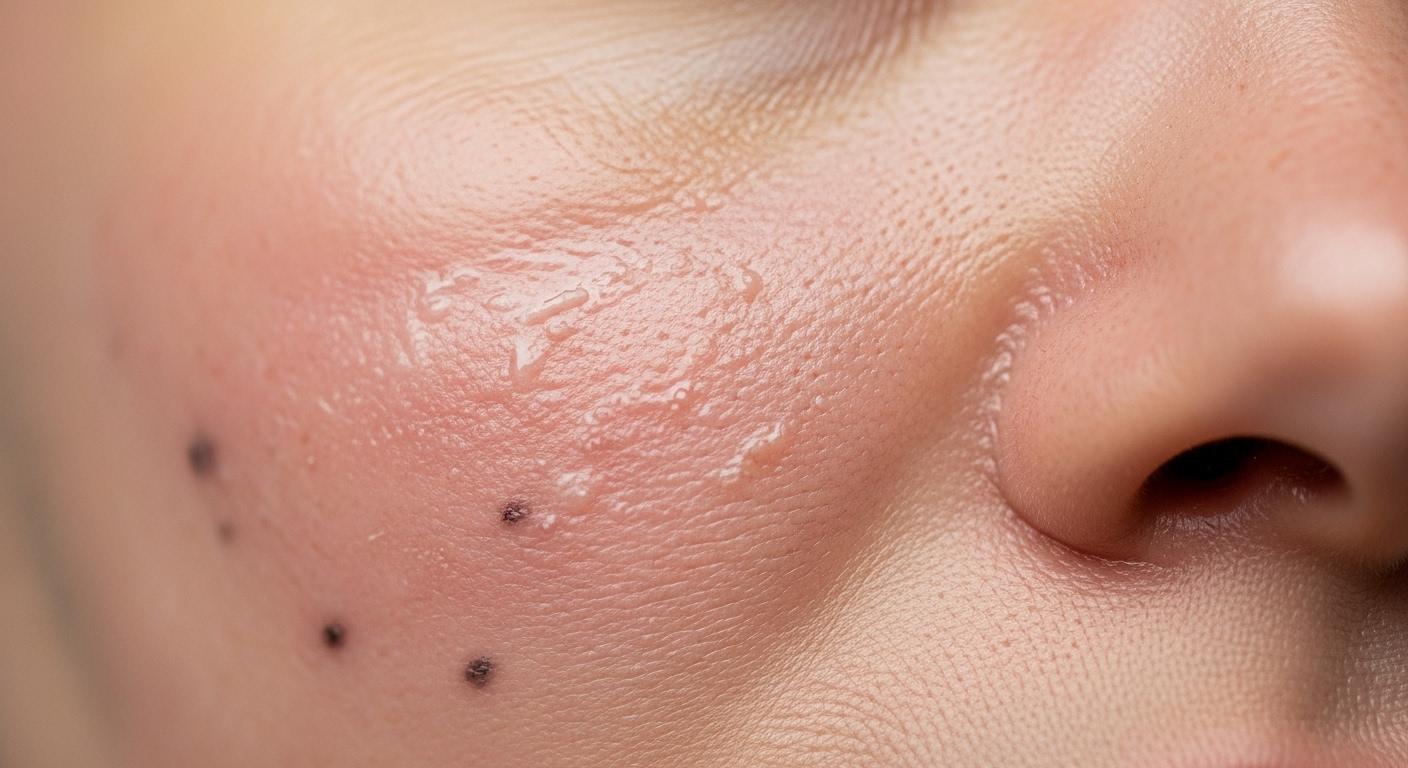 검버섯 레이저 치료 후 관리