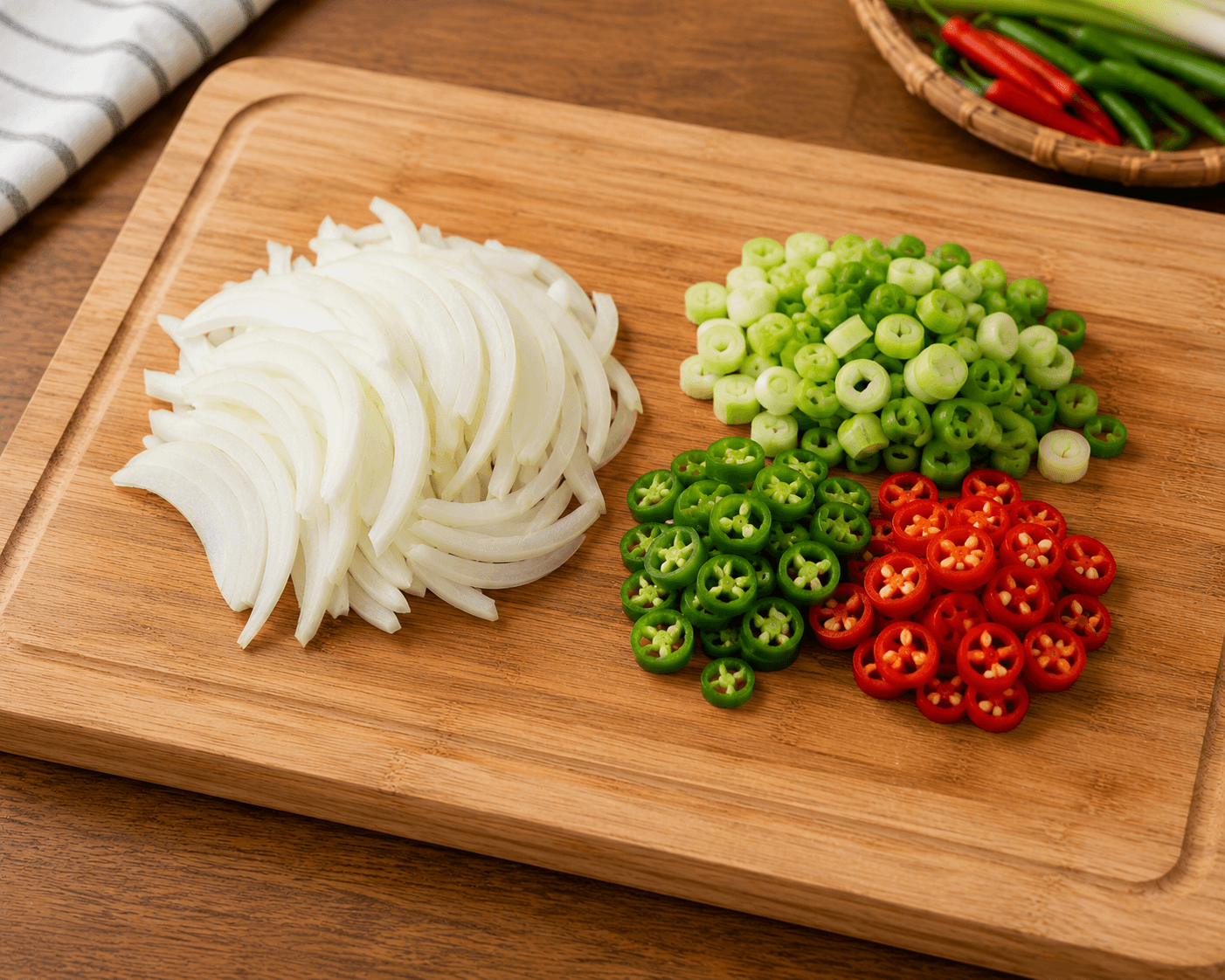 야채 준비
