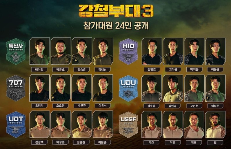 강철부대3 출연진