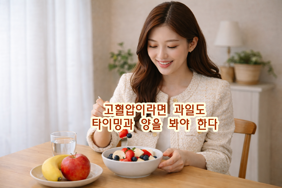 고혈압이 있을 때 과일은 어떻게 먹어야 부담이 덜할까