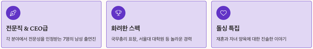 나솔 28기 남성 출연자 직업 스펙 공개 정리 이미지