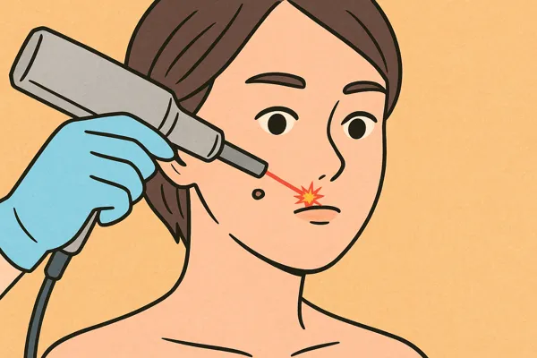 쥐젖 제거 레이저 시술 과정과 회복10