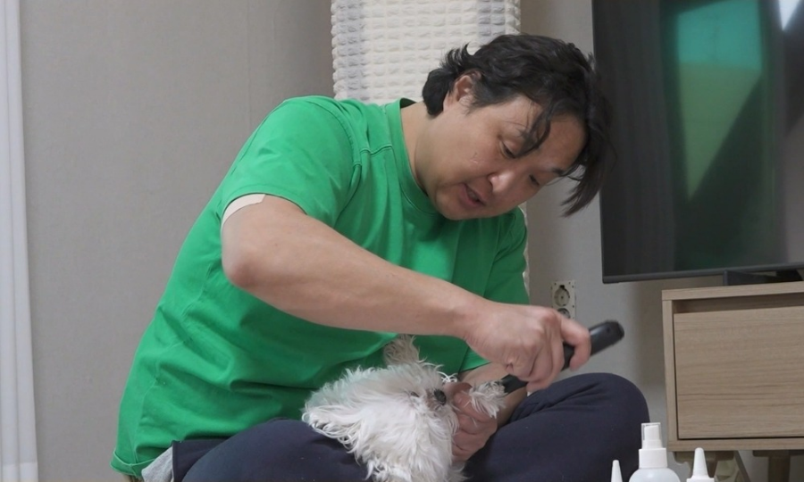 배우 구성환 꽃분이