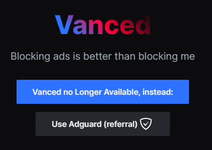 유튜브 밴스드 사용 중지