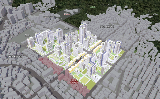 서울 모아타운 &amp; 모아주택 - 마포구 망원동&amp;#44; 도봉구 방학동 &middot; 쌍문동 4건 통합심의 통과 [위치 조감도]