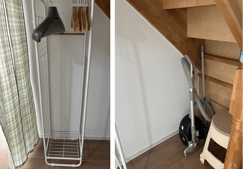 옷걸이와-청소기