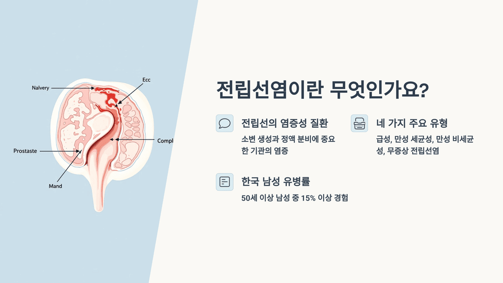 전립선염이란 무엇인가요?