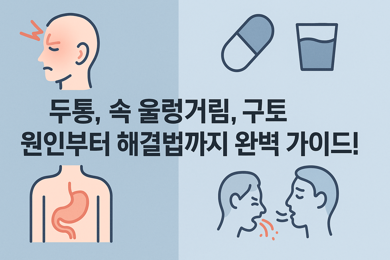 두통, 속울렁거림, 구토 원인부터 해결법까지 완벽 가이드!