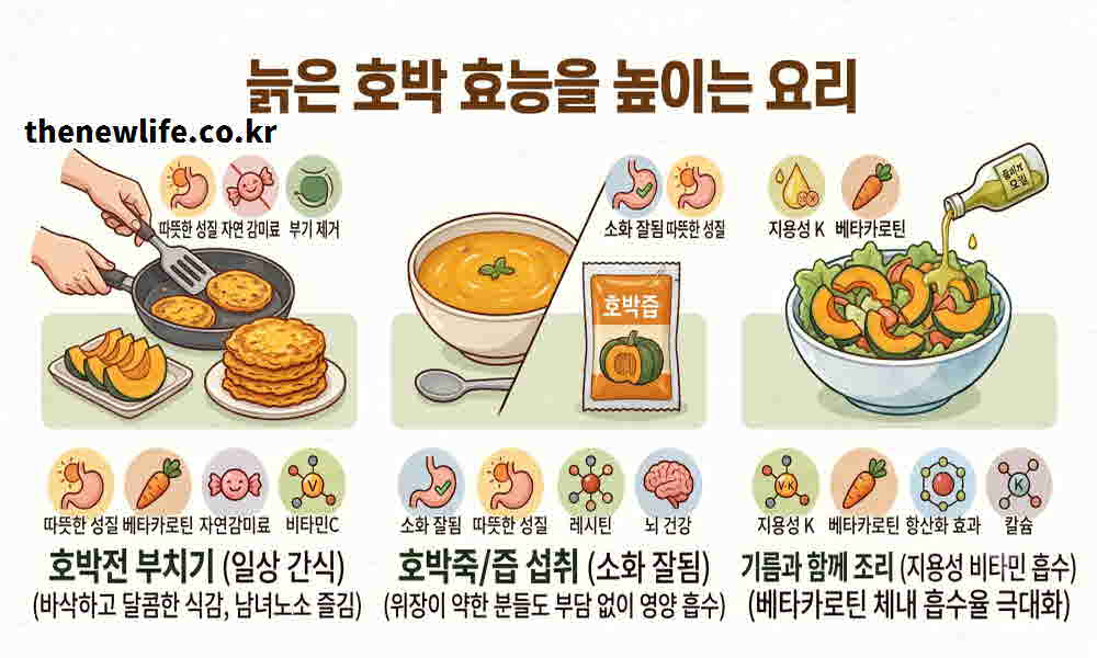 늙은 호박 효능 높이는 요리