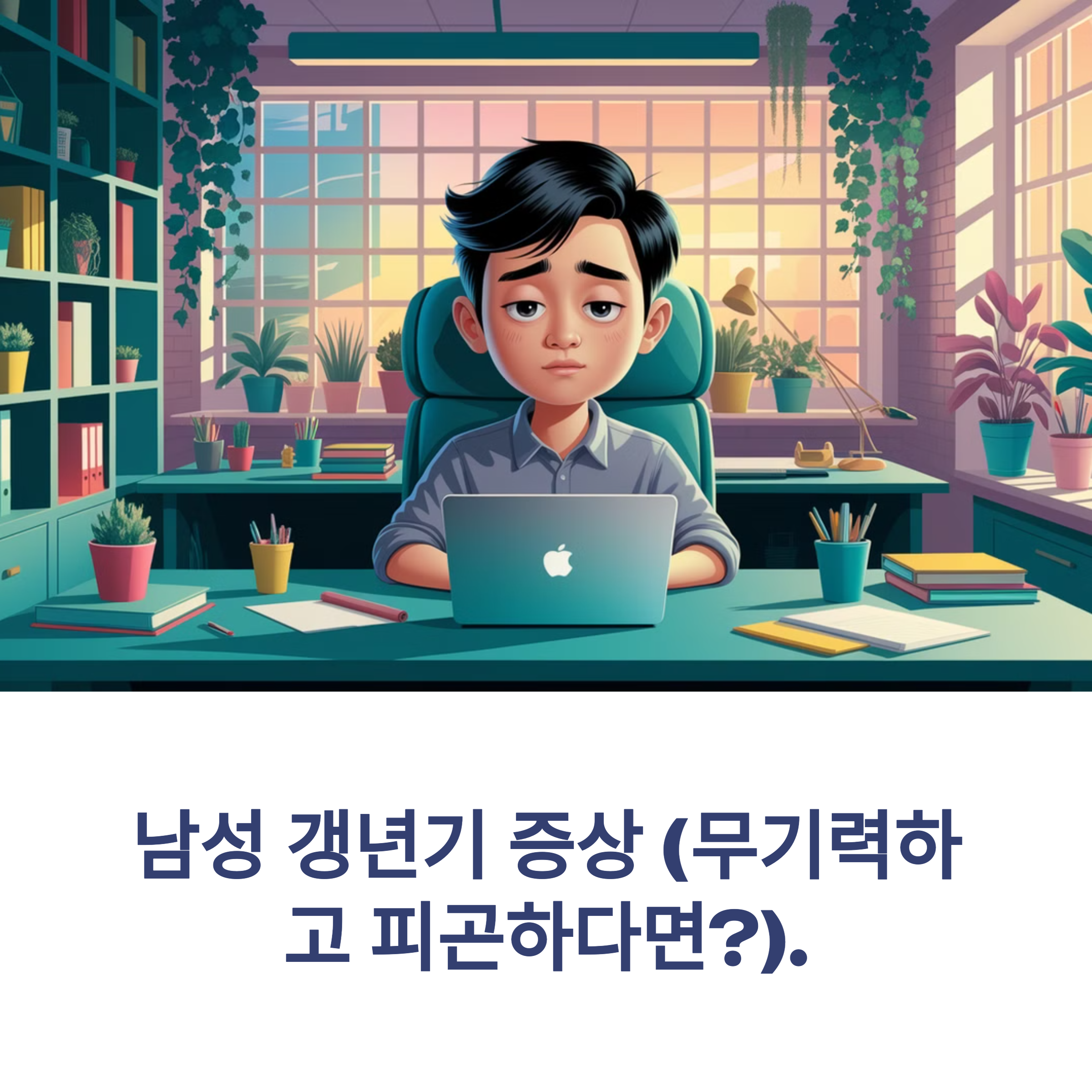 남성 갱년기 증상 (무기력하고 피곤하다면?)