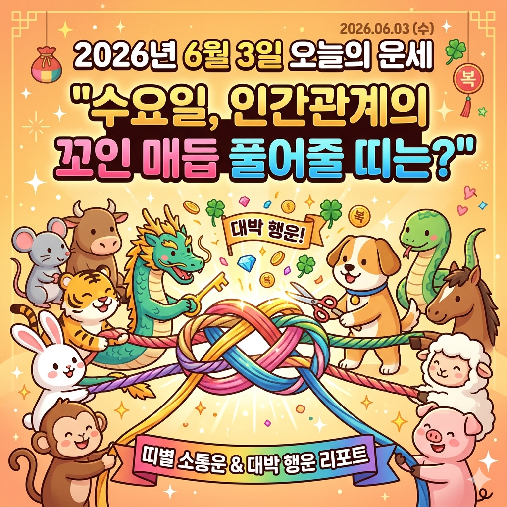6월3일 오늘의 운세