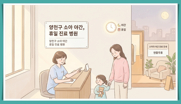 양천구 소아 야간 진료 병원