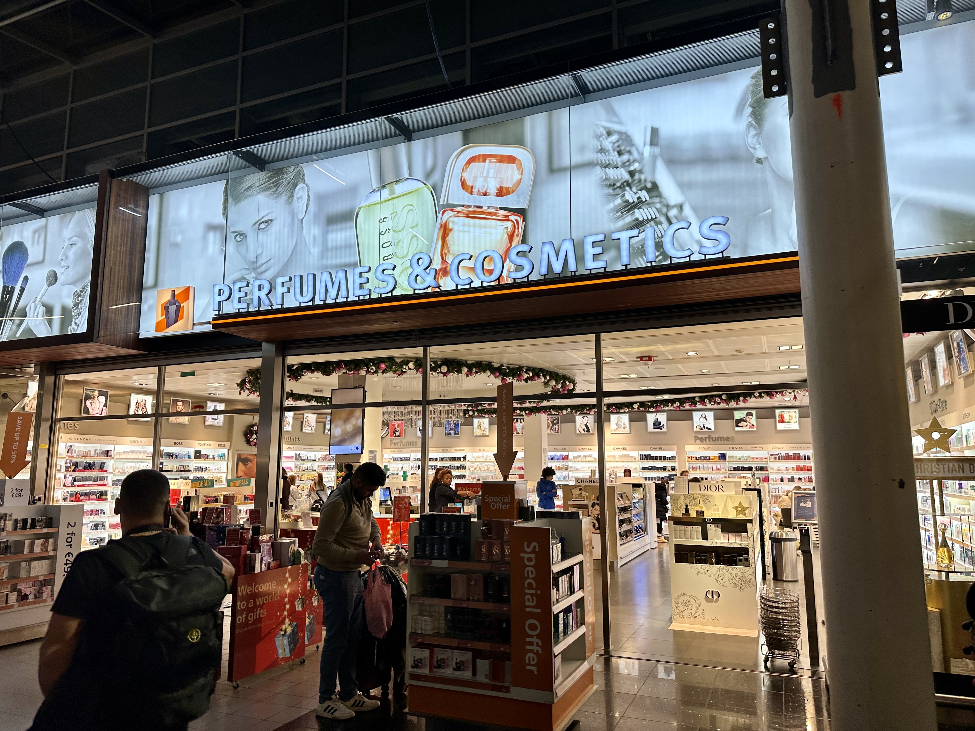 암스테르담 공항 면세점 향수와 화장품