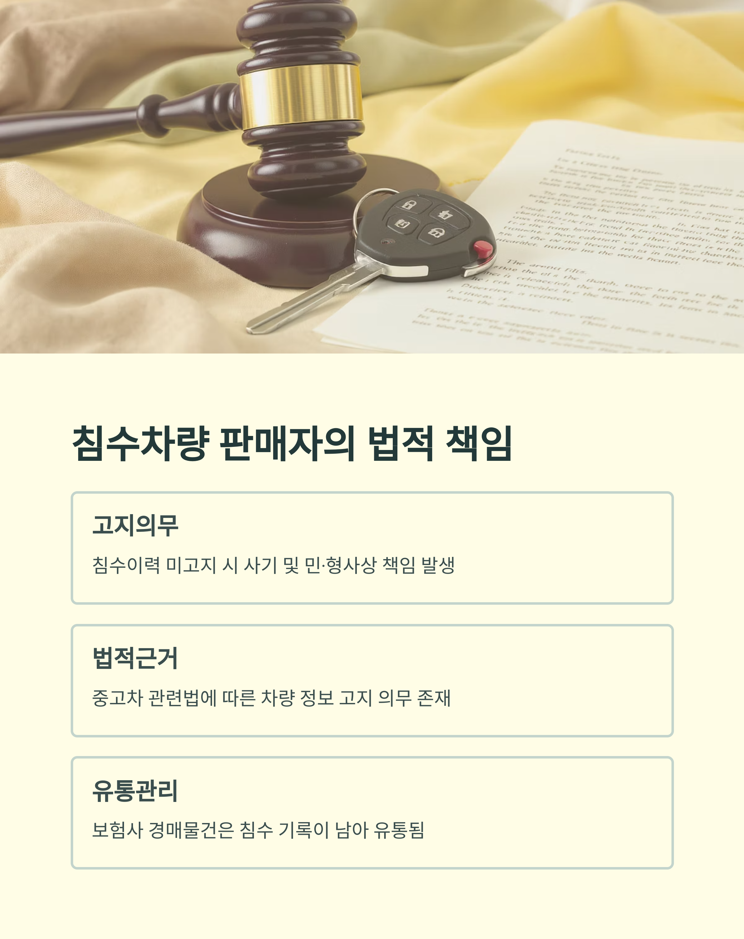 침수차량 신고 절차 총정리