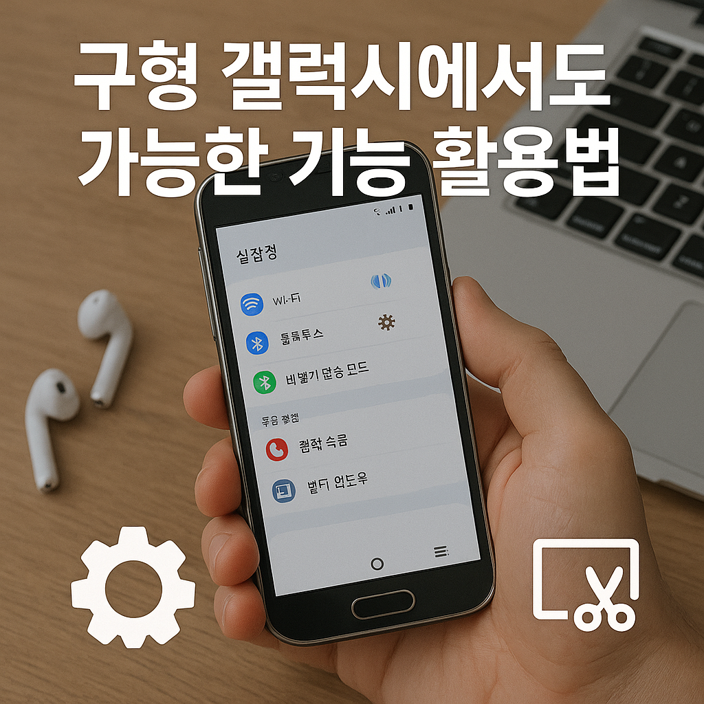 구형 갤럭시에서도 가능한 기능 활용법