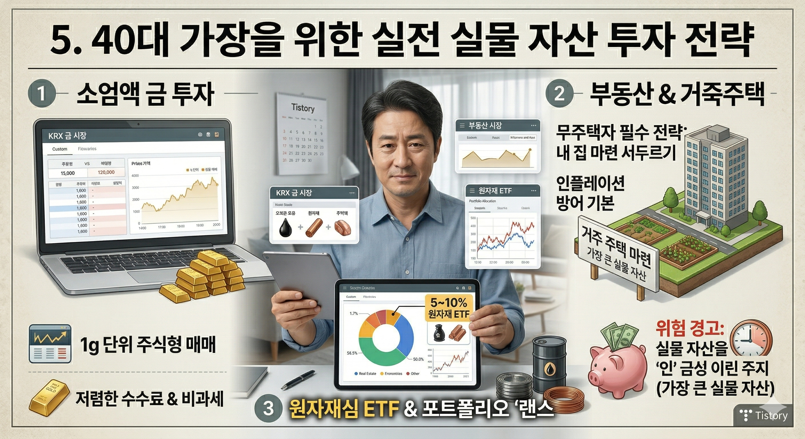 40대 가장을 위한 실전 실물 자산 투자 전략