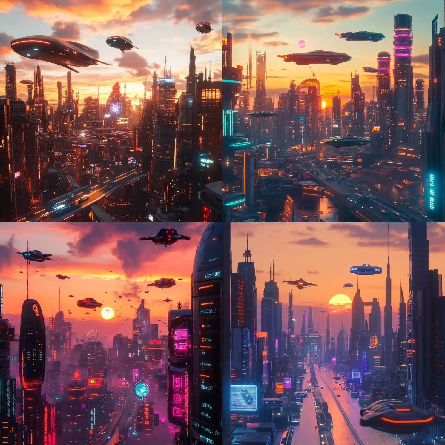 chaos 값을 0으로 설정해서 만들어진 이미지 1