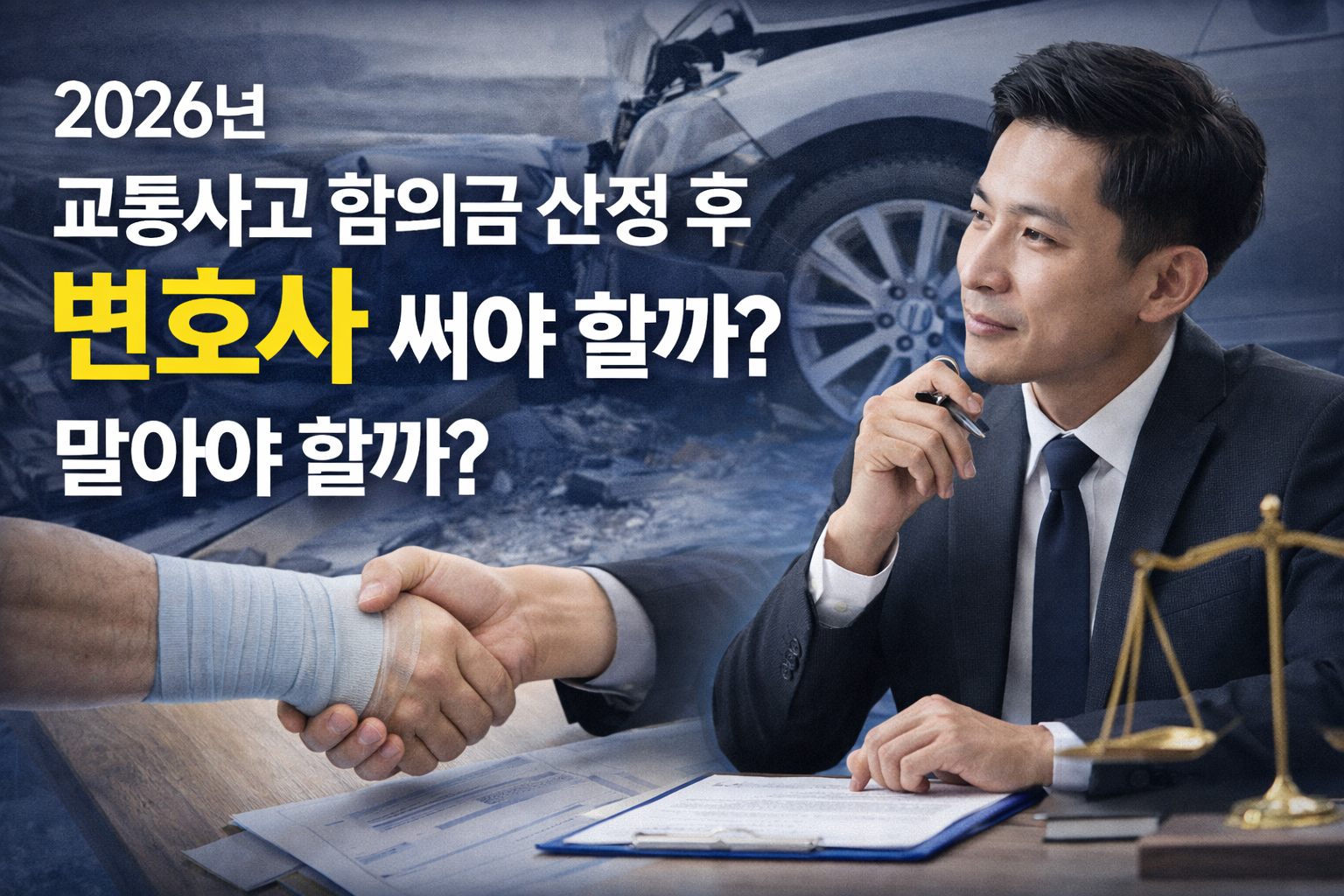 교통사고 합의 변호사의 도움이 필요할때 안내