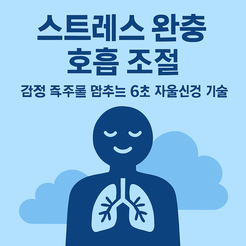 스트레스 완충 호흡 조절