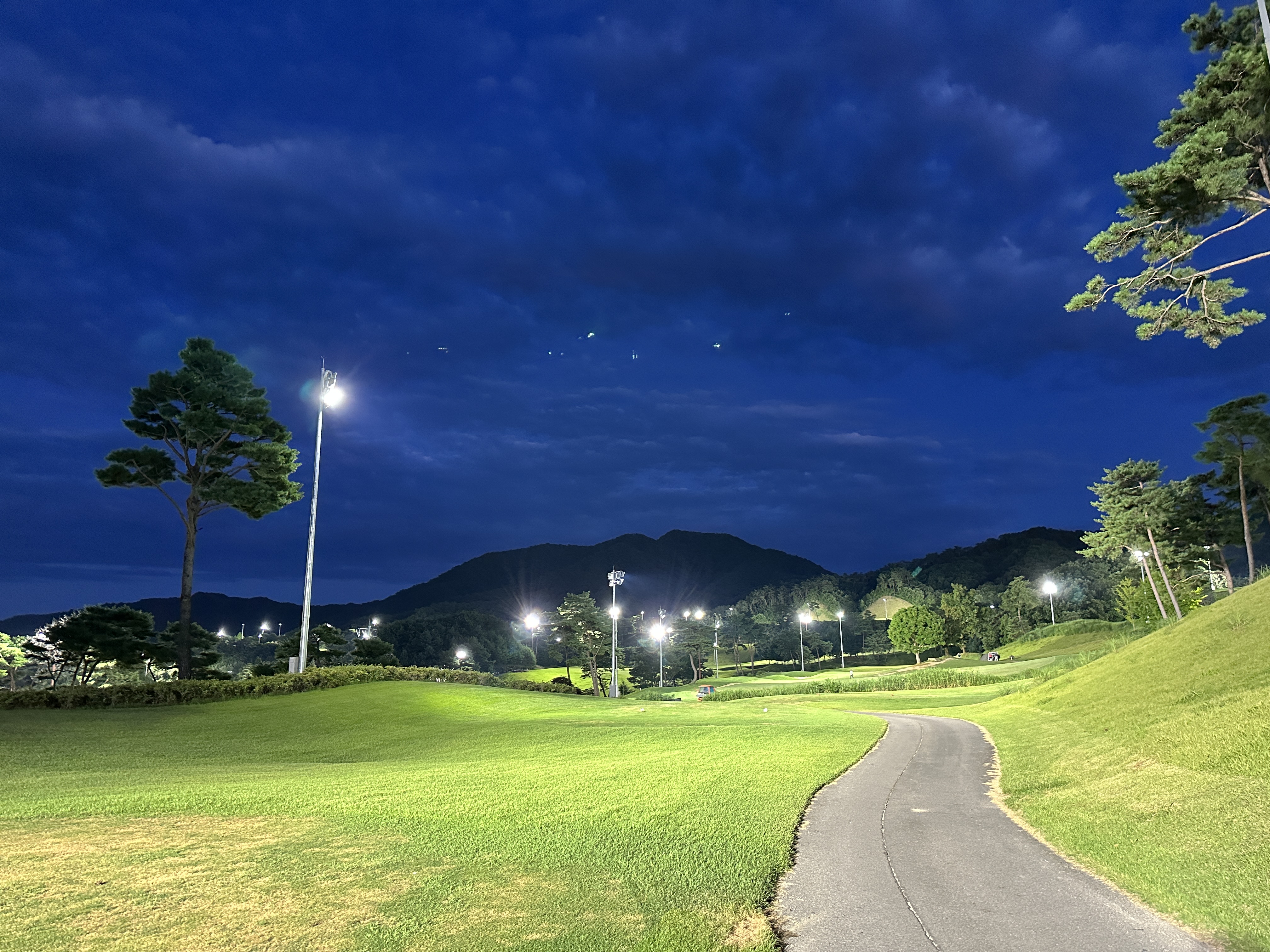 옥스필드 cc 야간라운딩