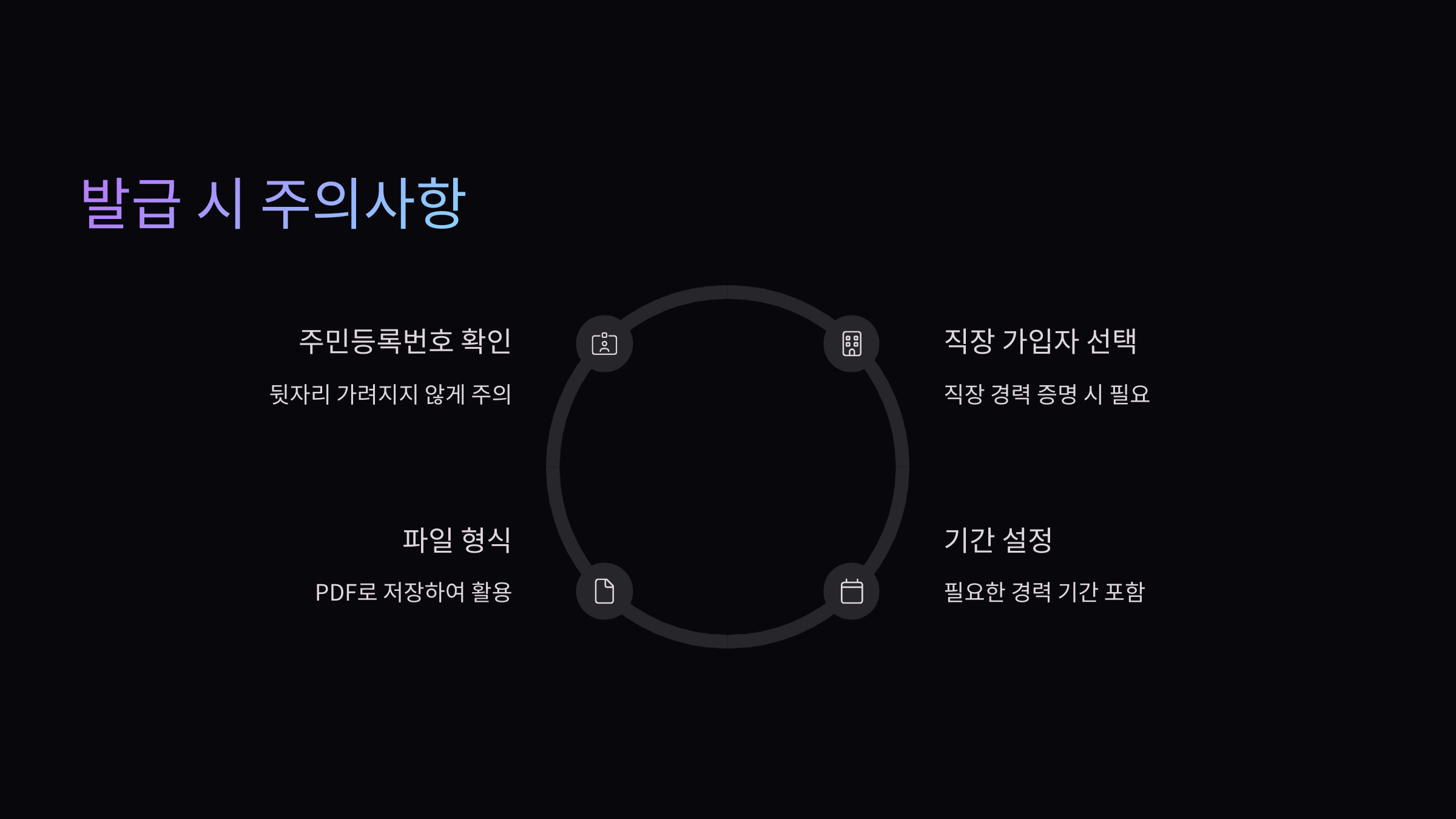 발급-주의사항