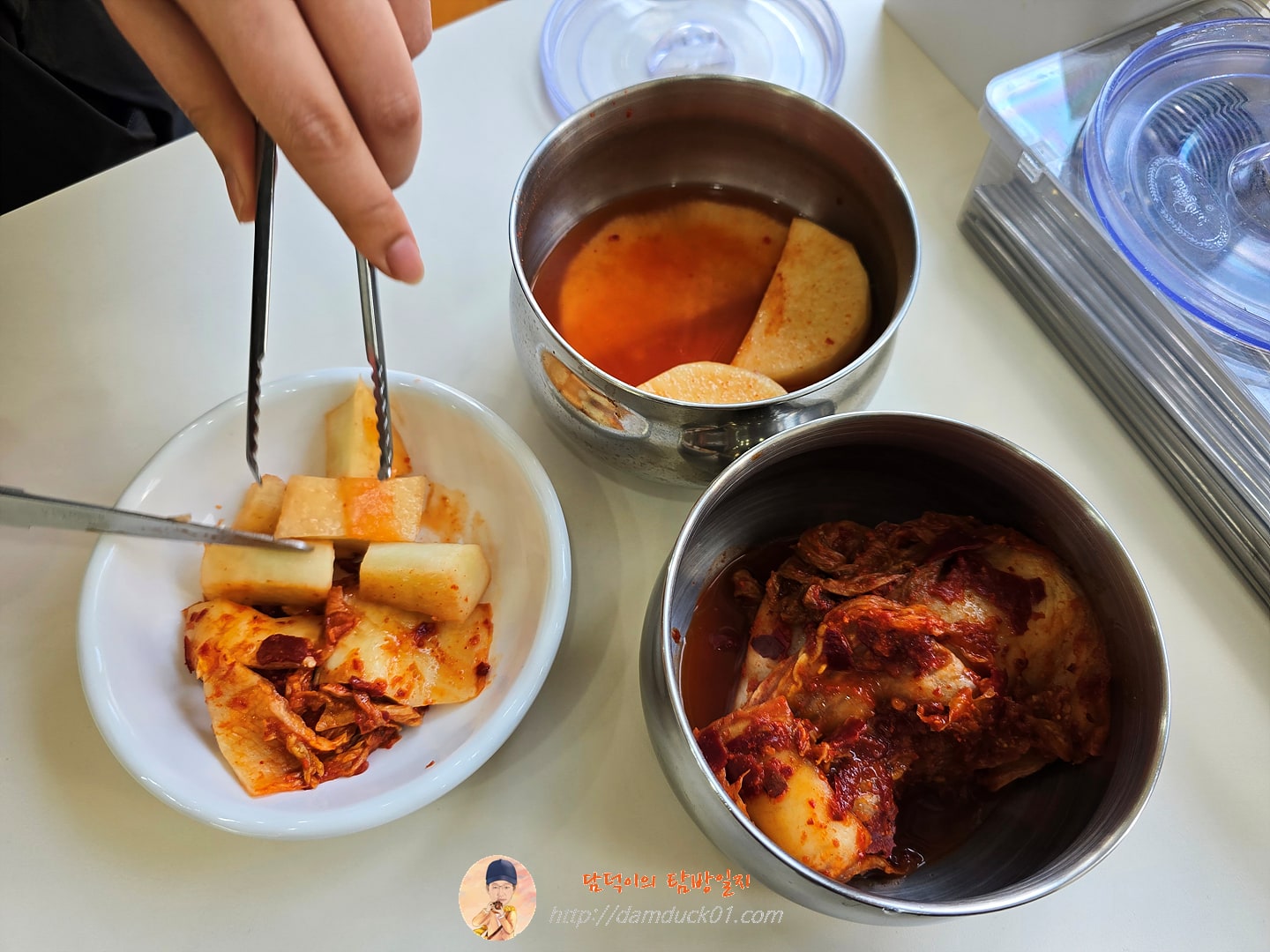 봉황칼국수 반찬