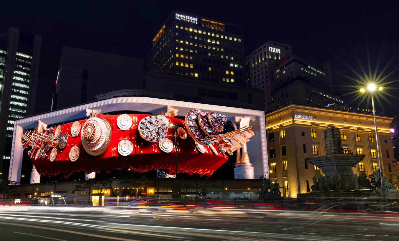 신세계백화점 본점 미디어 파사드7